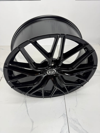Braelin BR10 Gloss Black Rims 21"