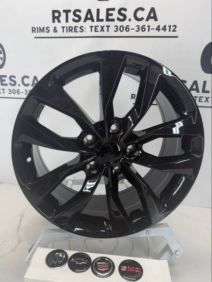 18x8 Black Dai one Rims 5x115
