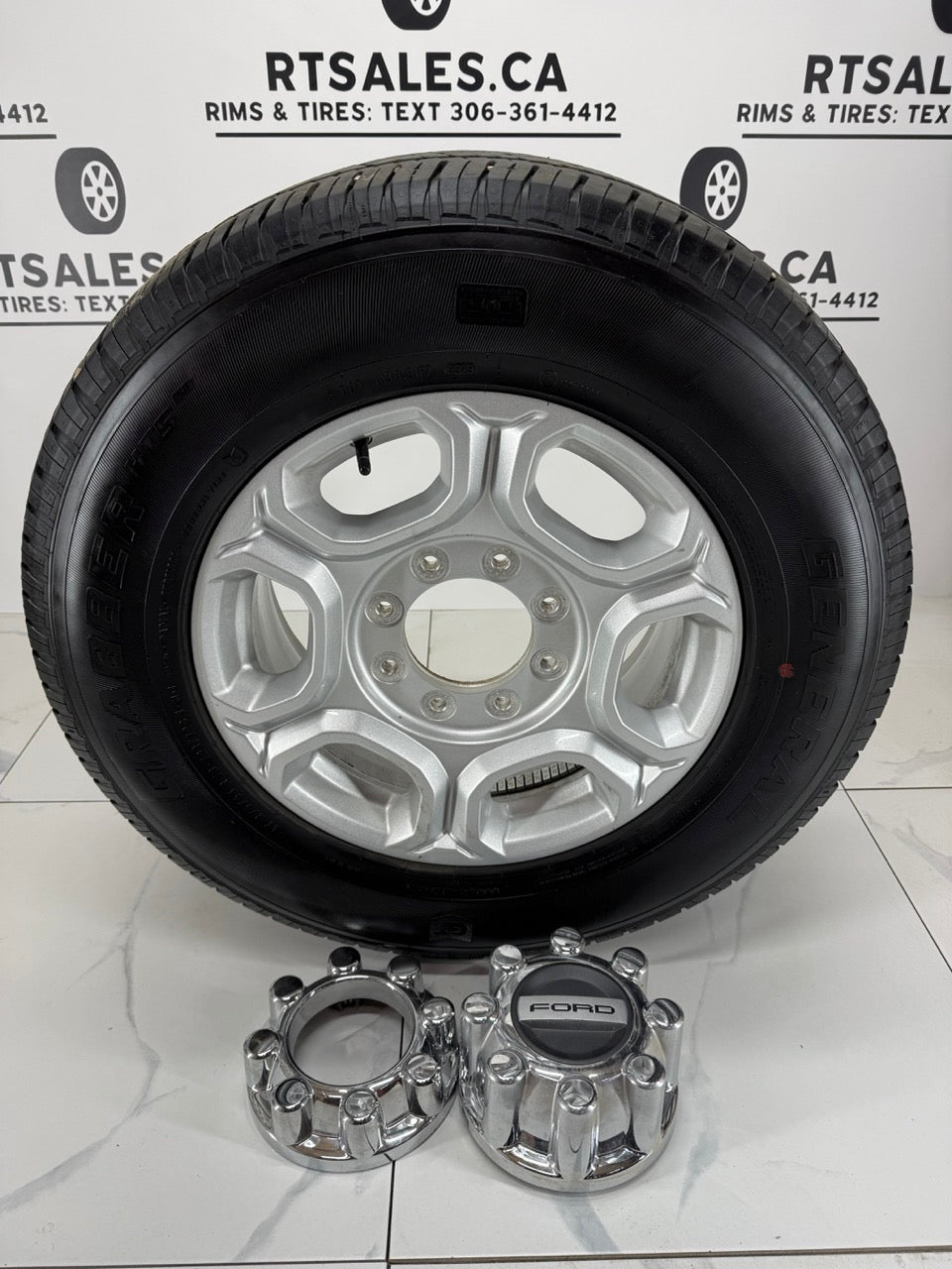LT 275/65/18 Tires 18" OEM Ford F350 F250 Rims 8x170 (Used)