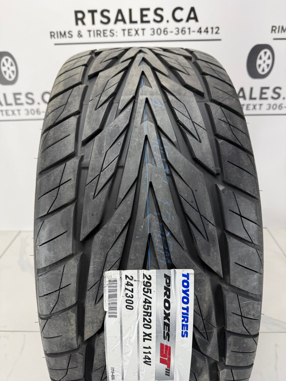 295/45/20 Toyo Proxes All Season Tires on 20" Jeep Replica Rims 5x127