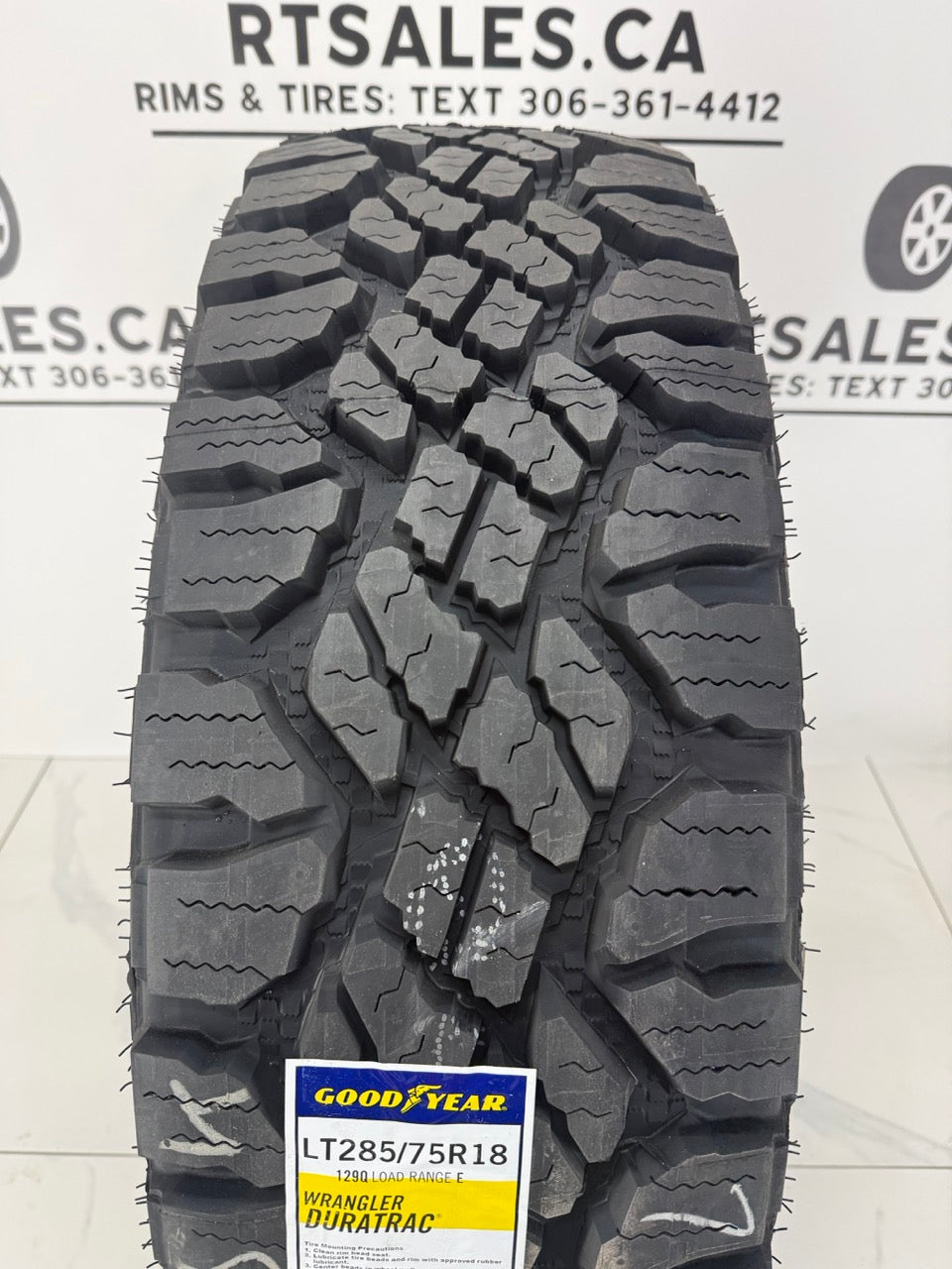 LT 285/75/18 Goodyear WRANGLER DURATRAC E All season Tires - R&T Sales