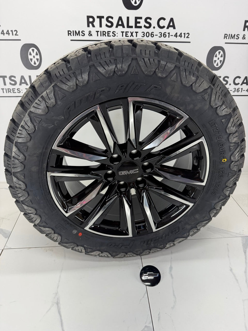 LT AMP Pro All Terrain Tires on 20" Rims 6x139.7