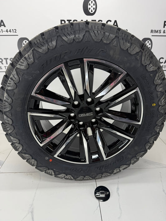 LT AMP Pro All Terrain Tires on 20" Rims 6x139.7