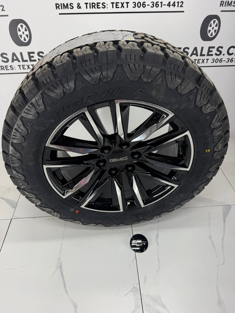 LT AMP Pro All Terrain Tires on 20" Rims 6x139.7