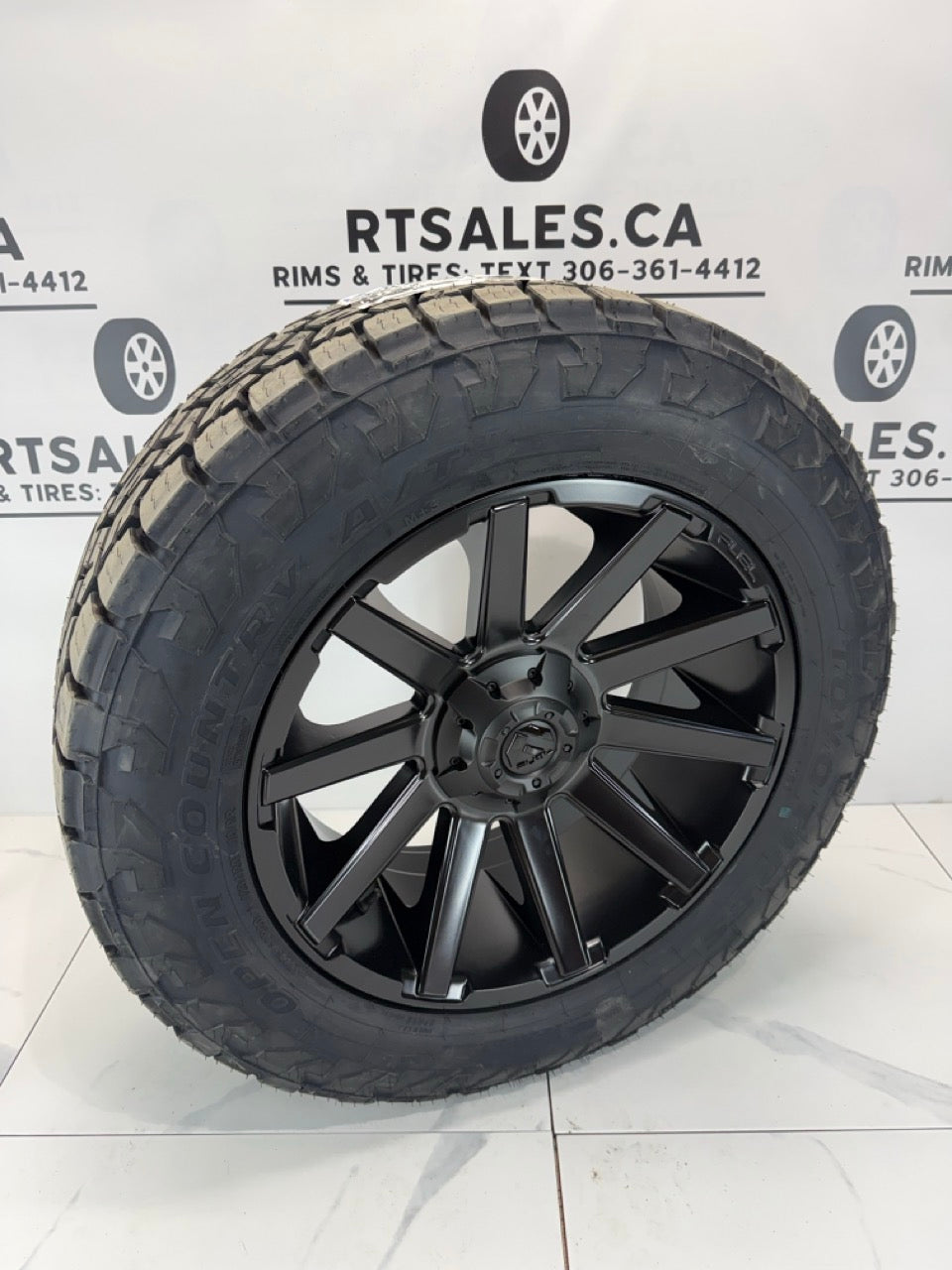 LT 275/60/20 Toyo on Fuel Rims 6x135 6x139 GM RAM FORD