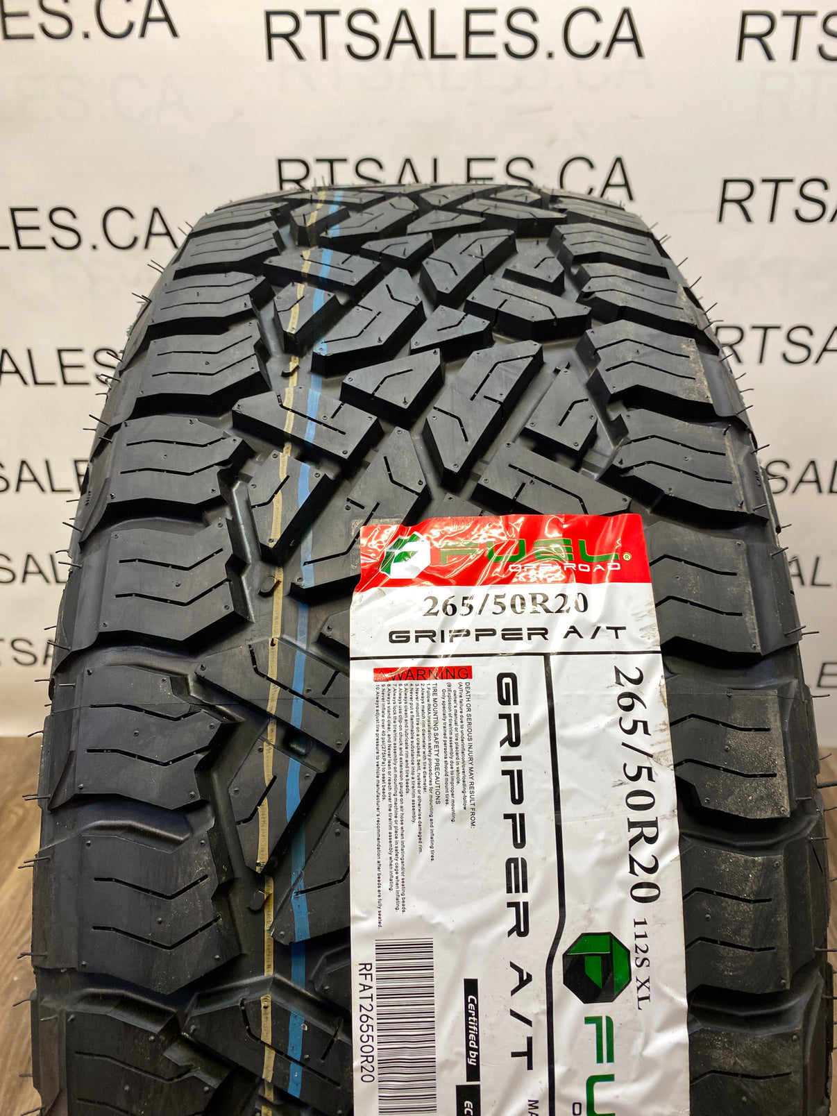 265/50/20 Fuel GRIPPER A/T All Season R&T Sales