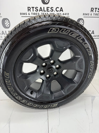 275/55/20 Bridgestone tires Ram 1500 rims 6x139 (Takeoffs)