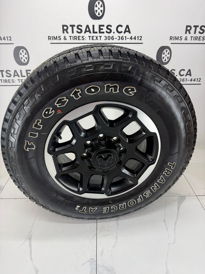 LT 275/70/18 Firestone tires Dodge Ram 2500 3500 rims / 8x165 (Takeoffs)