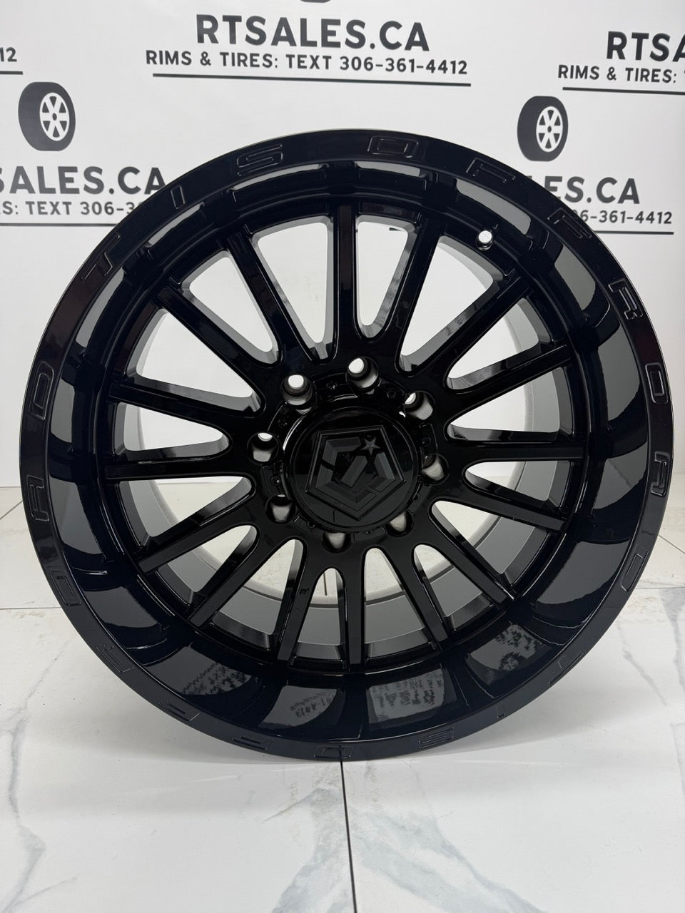 8x165 TIS 567 Gloss Black Rims 20", 22"