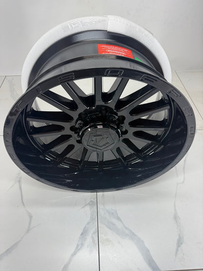 20x10 TIS 567 Gloss Black Rims 8x170