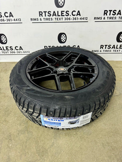 235/60/18 Studded Winter tires 18x8 Rims 5x120