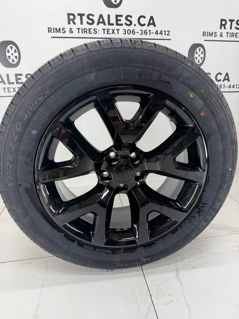 225/60R18 All season Tires on 18" Jeep Rims 5x110