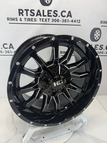 20x10 Fast HD Traxx Rims 8x180