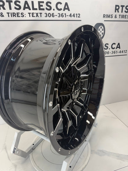 20x10 Fast HD Traxx Rims 8x180