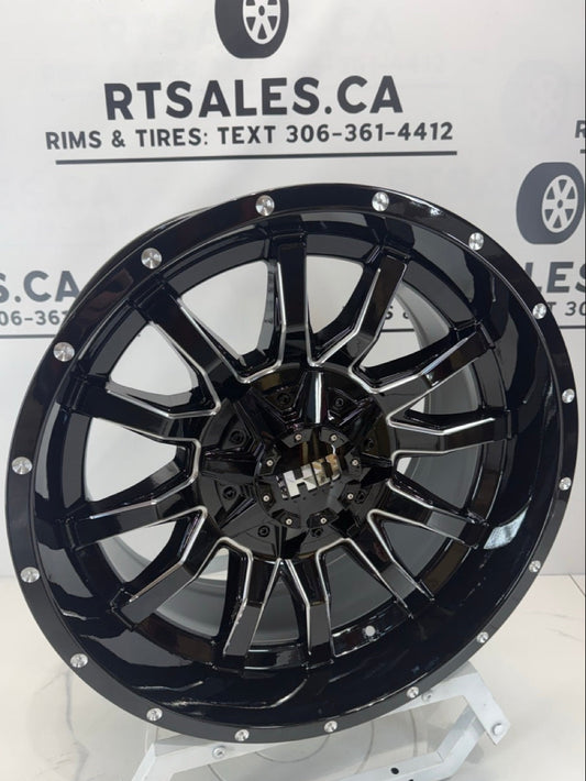 20x12 Fast HD Traxx Rims 8x180