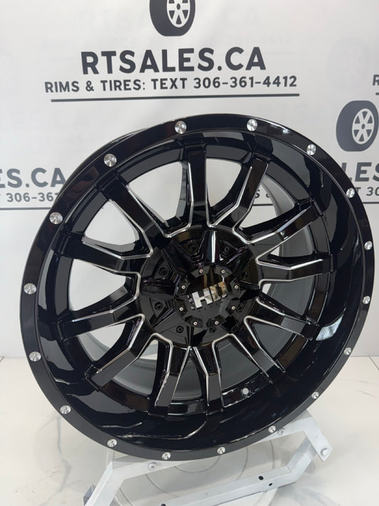 20x10 Fast HD Traxx Rims 8x180