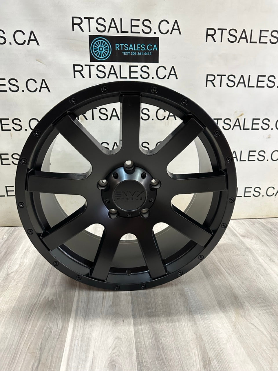 20x9 Envy ET-3 Rims 5x150 Black. Toyota tundra