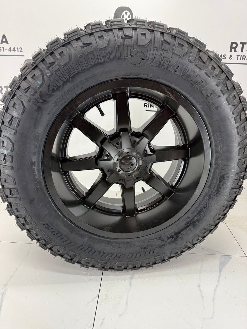 35x12.5x20 Haida M/T All Weather Tires on 20" Rims 8x165
