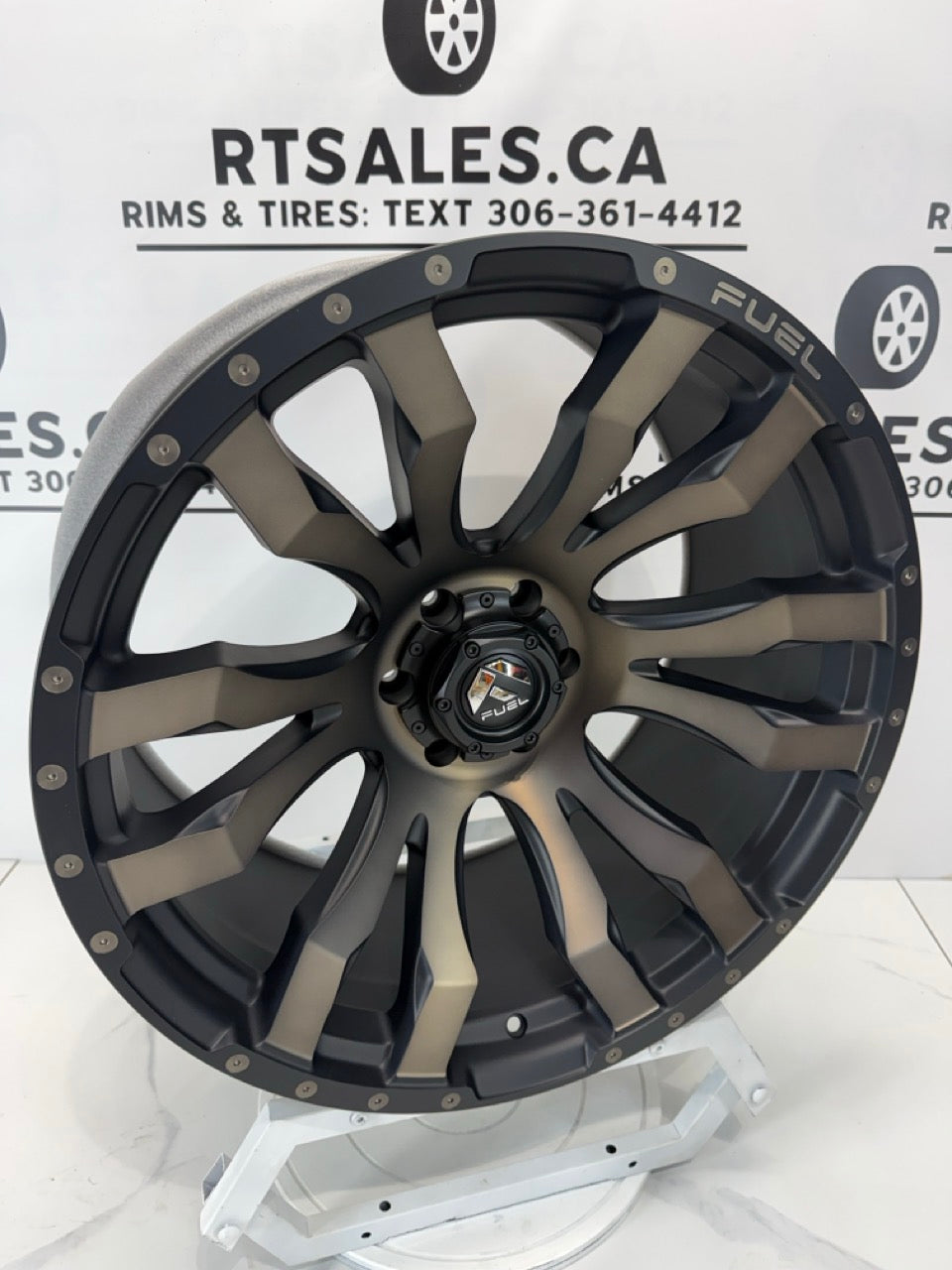 22x10 Fuel Blitz Rims 6x135