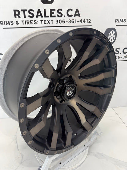 22x10 Fuel Blitz Rims 6x135