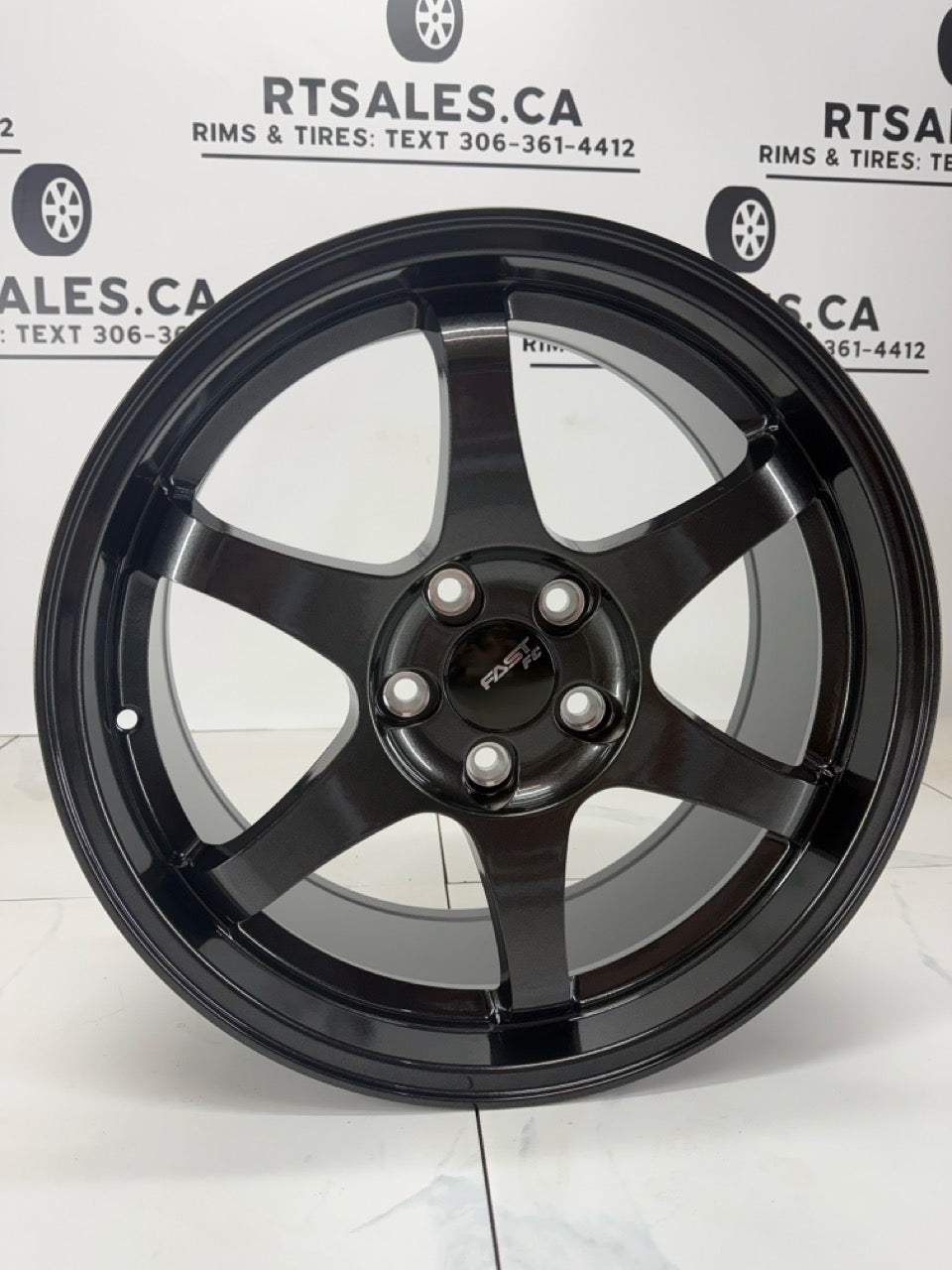 Fast FC09 Metallic Gunmetal Rims - 17", 18"