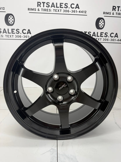 Fast FC09 Metallic Gunmetal Rims - 17", 18"