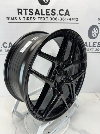 20X8.5 RUF552 Rims 5x114.3 Gloss Black