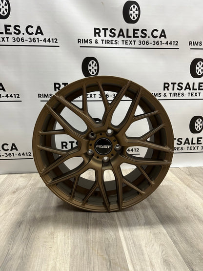 18x8 Fast Rims 5x114.3 Bronze