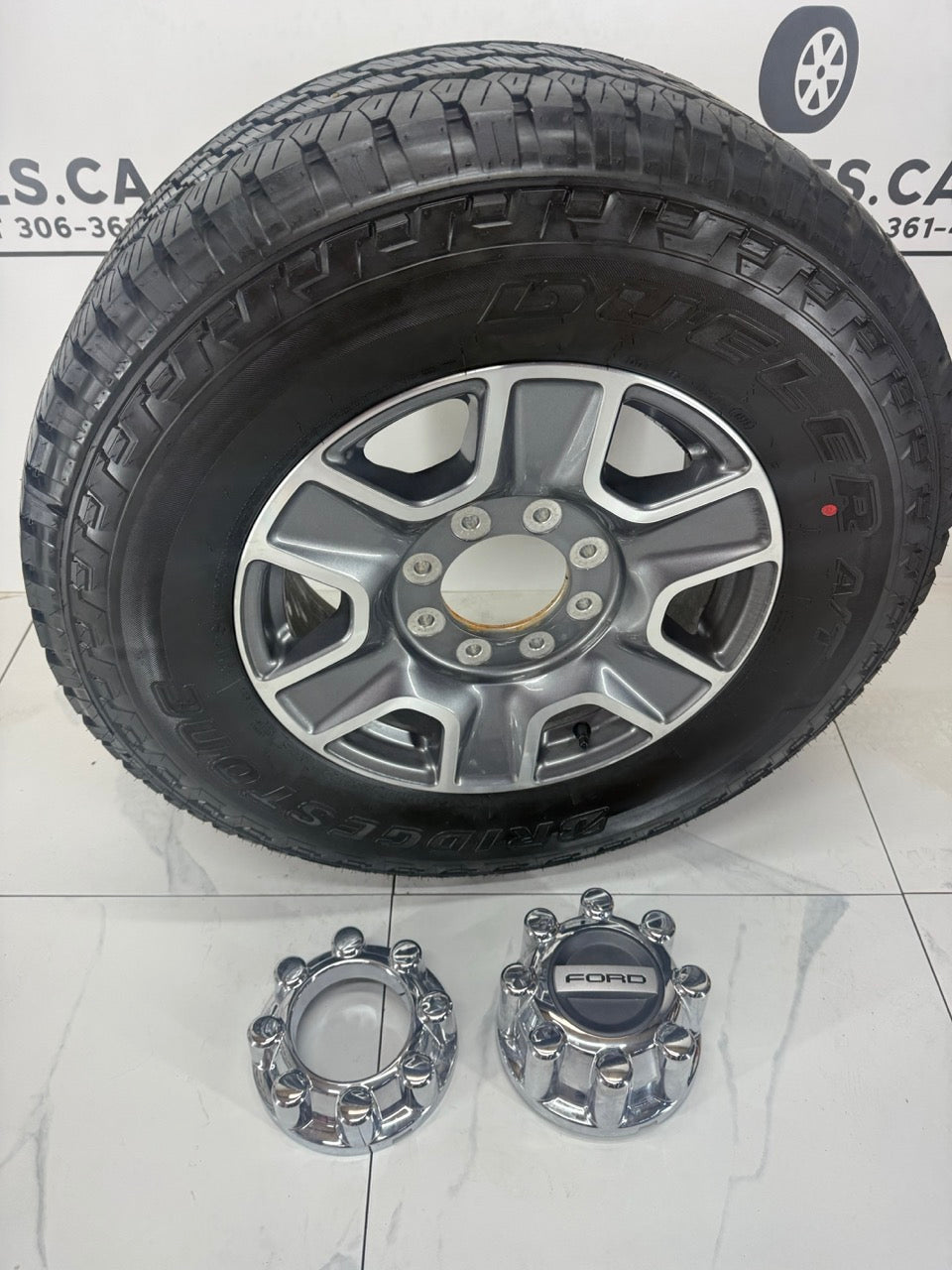 LT 275/70/18 Bridgestone Tires F250 F350 Rims 8x170 (Takeoffs)