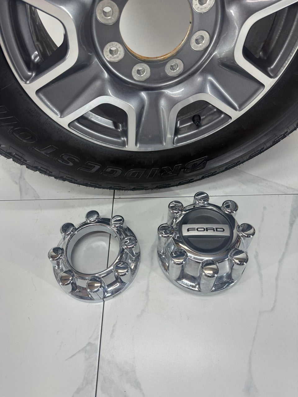 LT 275/70/18 Bridgestone Tires F250 F350 Rims 8x170 (Takeoffs)