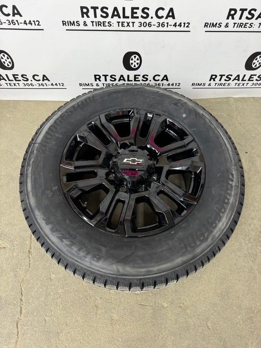 275/65/20 Blizzak Winter Tires GMC CHEVY Rims 8x180 2500 3500