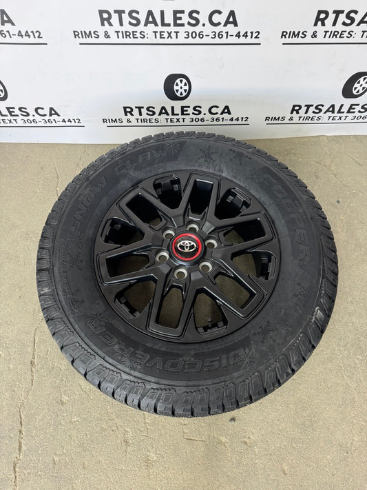 275/65/18 Winter tires 18x7.5 Rims 6x139.7 Toyota Tundra