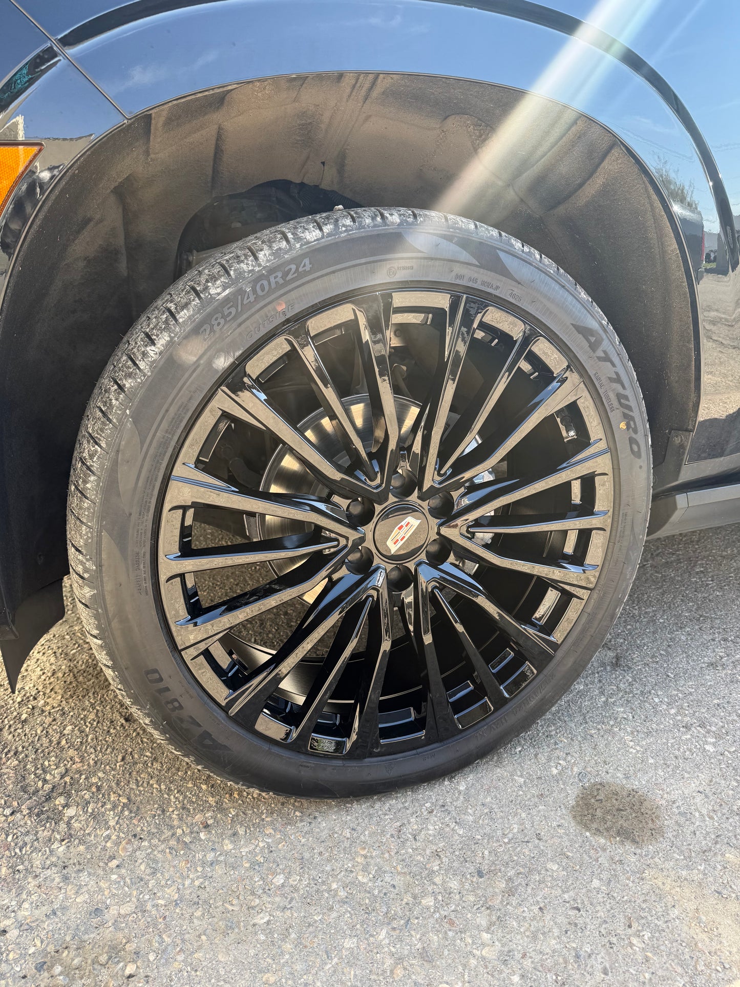 6×139.7 Black GM Escalade Replica Rims – 20", 22"