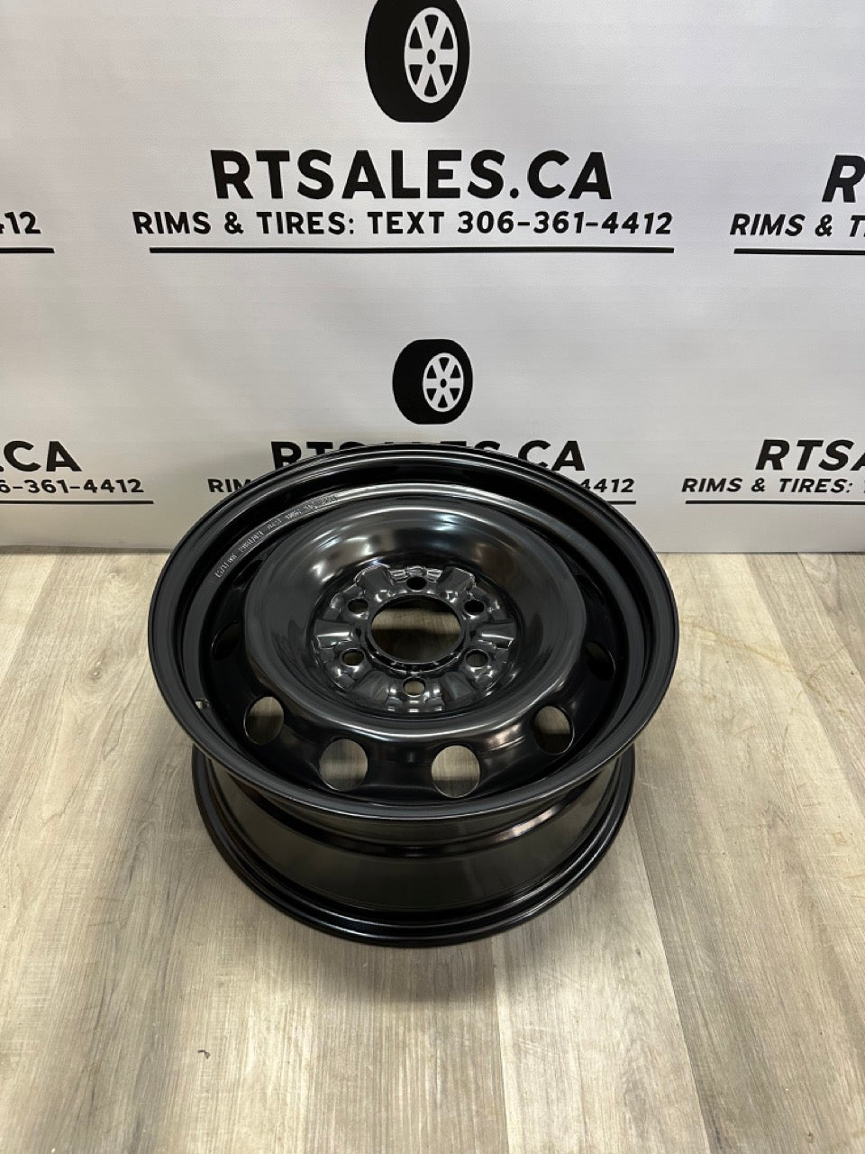 17x7.5 Black Steel Rims 6x135