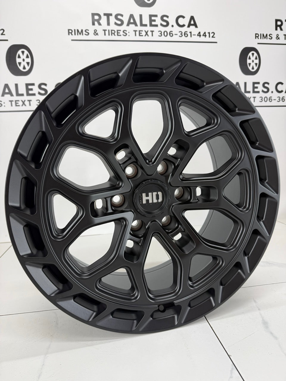 6x135, 6x139 Satin Black Phantom Rims 18", 20", 22"