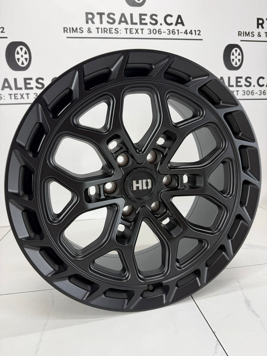 6x135, 6x139 Satin Black Phantom Rims 18", 20", 22"