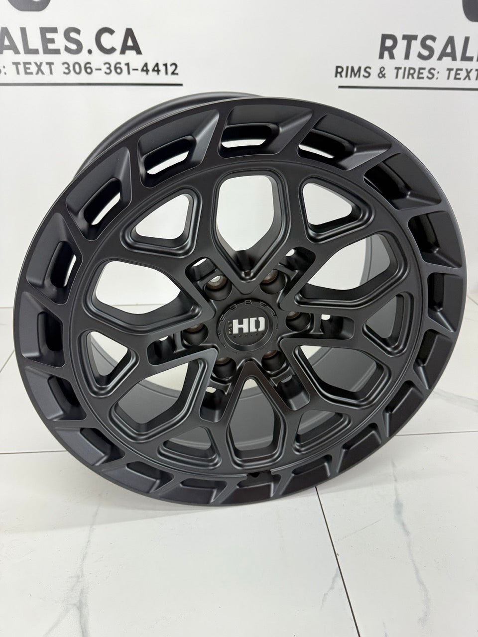 6x135, 6x139 Satin Black Phantom Rims 18", 20", 22"