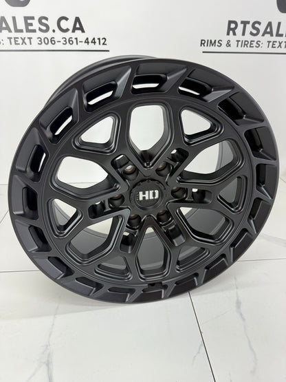 6x135, 6x139 Satin Black Phantom Rims 18", 20", 22"