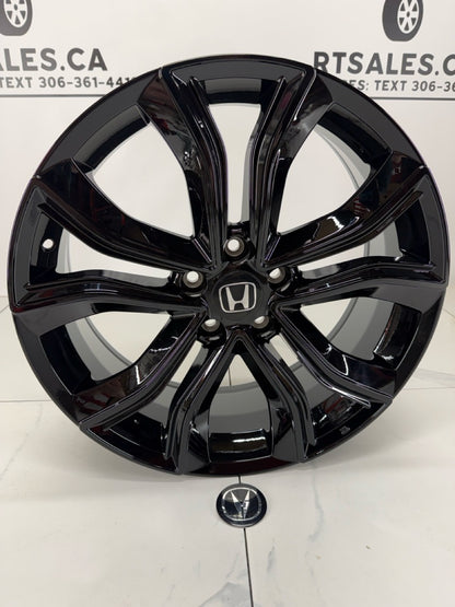 19x7.5 Replica R411 Gloss Black 5x114.3 Honda / Acura
