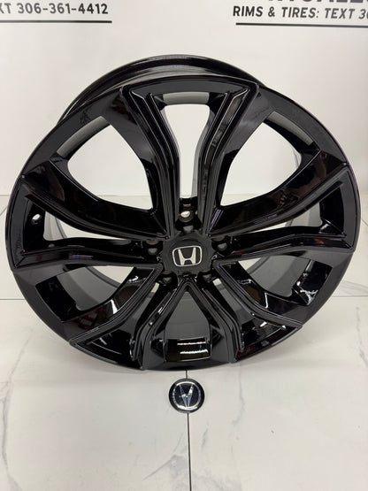 19x7.5 Replica R411 Gloss Black 5x114.3 Honda / Acura