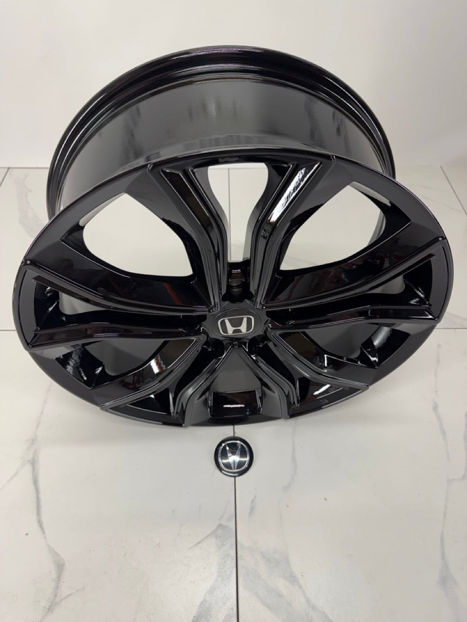 19x7.5 Replica R411 Gloss Black 5x114.3 Honda / Acura