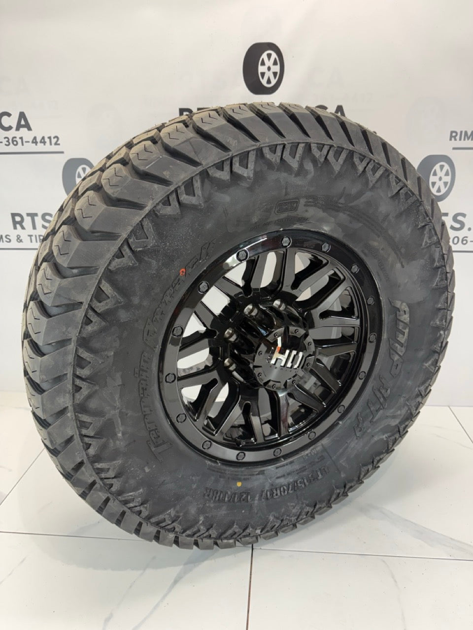 315/70/17 All Season tires on rims 8x180