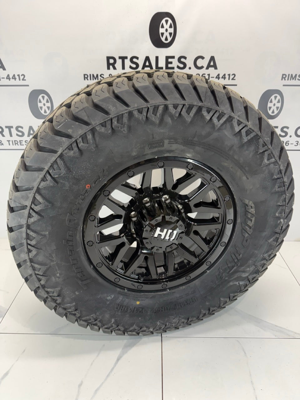 315/70/17 All Season tires on rims 8x180