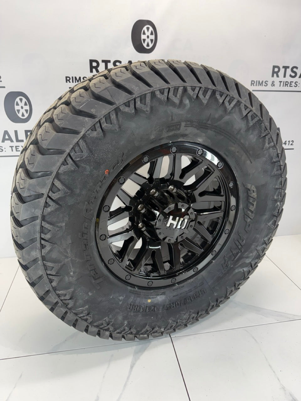 LT AMP All Terrain Tires on 17 inch Rims 8x170 | R&T Sales