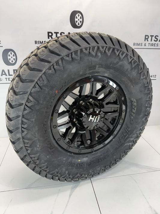 315/70/17 All Season tires on rims 8x180