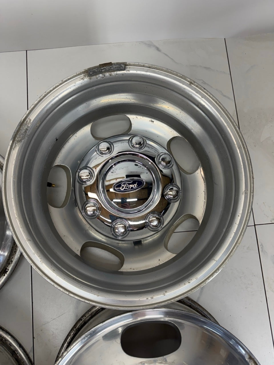 17x6.5 Factory OEM Ford F350 Dually Rims 8x200 (Used)