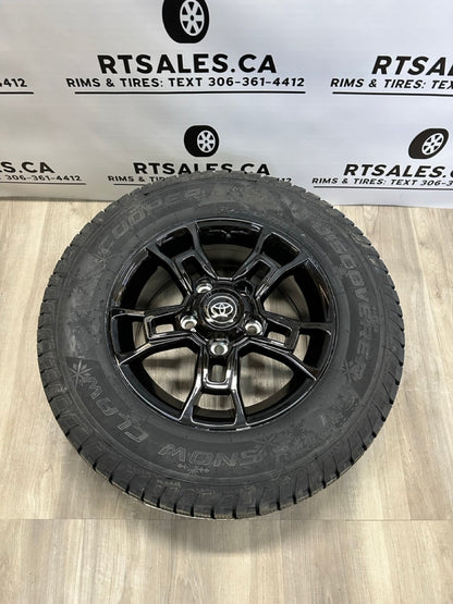 275/65/18 Cooper Winter tires 18x8 Rims 5x150 Toyota Tundra