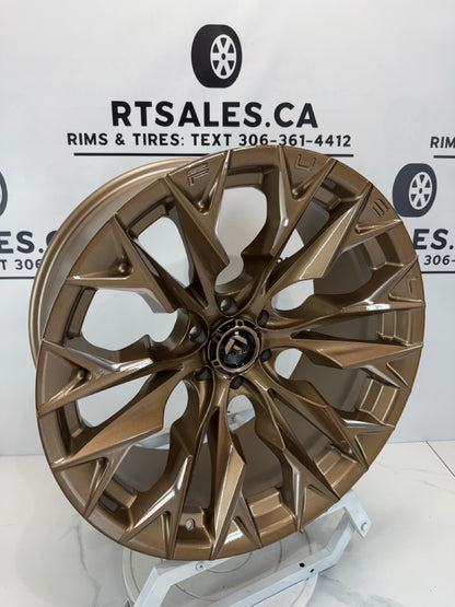 22x10 Fuel Flame Rims 6x135