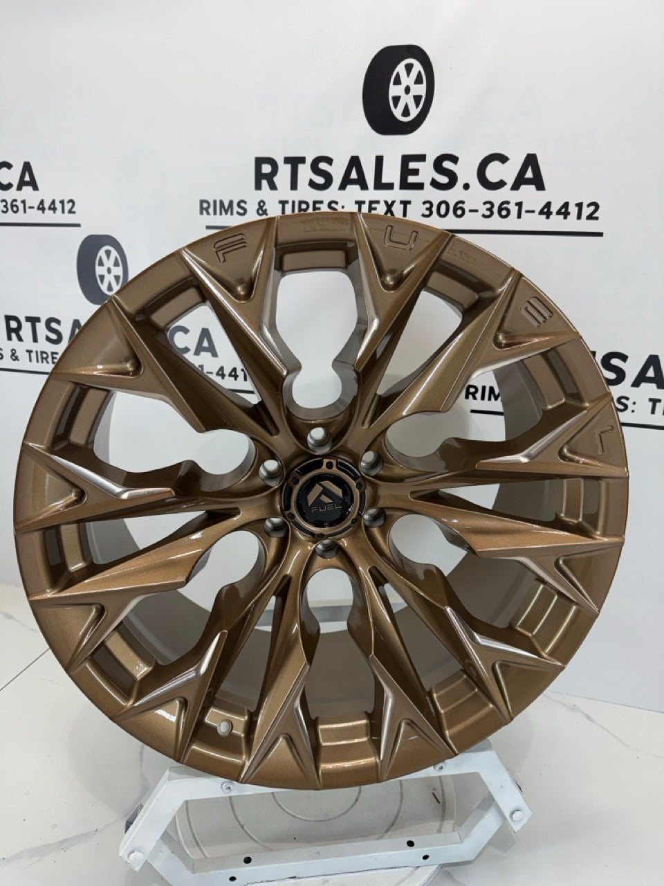 22x10 Fuel Flame Rims 6x135