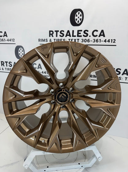 22x10 Fuel Flame Rims 6x135